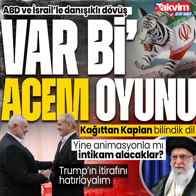 Haniye suikastında Acem oyunu! Kağıttan Kaplan bilindik dil... Yine animasyonla mı intikam alacaklar? | ABD ve İsraille danışıklı dövüş