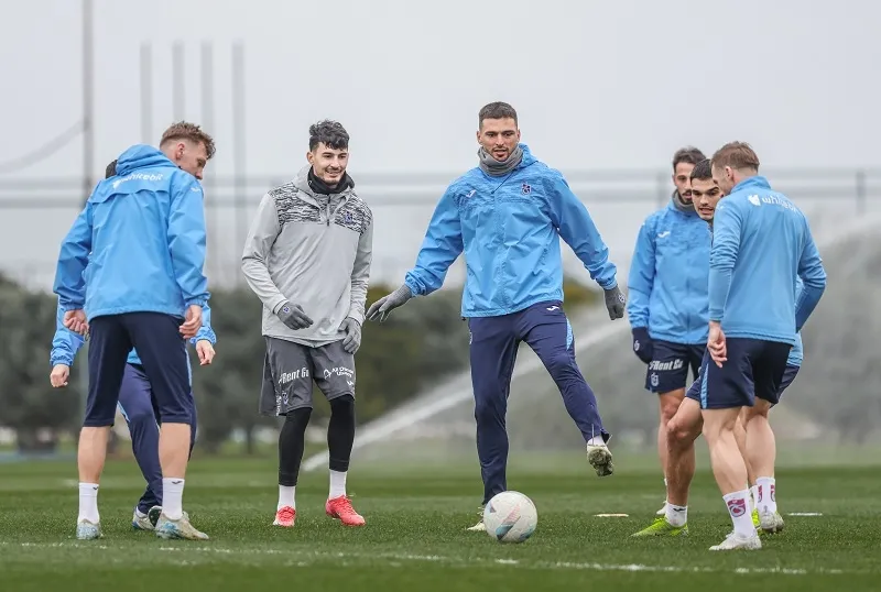 Trabzonspor’da Güneş sonrası ilk idman