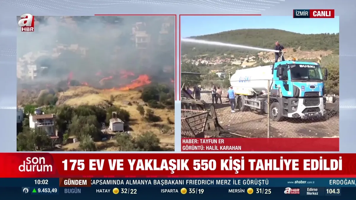 Aliağa yangınına müdahalede 20. saat!