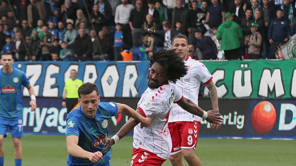 Ateş hattında kazanan yok! Rizespor - Sivasspor: 1-1 | MAÇ SONUCU