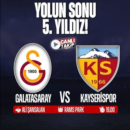 Galatasaray - Kayserispor | CANLI