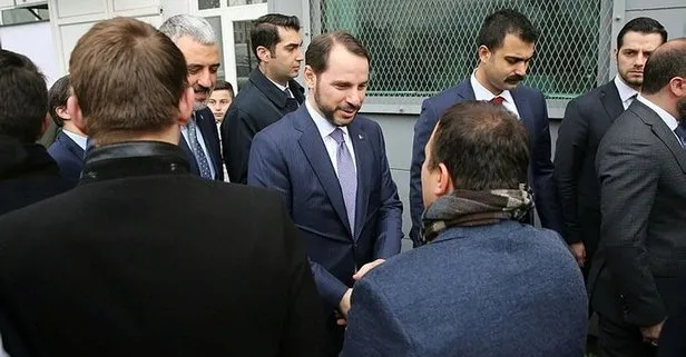 Hazine ve Maliye Bakanı Berat Albayrak’a Kocaeli’de vatandaşlardan yoğun ilgi