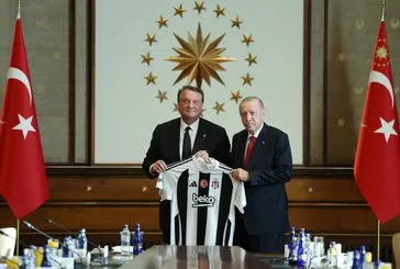 Başkan Erdoğan Beşiktaş kulübünü ağırladı
