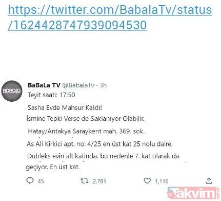 Oğuzhan Uğur'un sahibi olduğu Babala isimli sosyal medya hesabı “Baraj patladı” yalanı ve paylaştığı sahte ihbarları tek tek sildi - 45