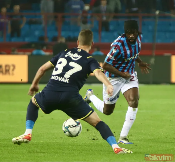Trabzonspor - Fenerbahçe maçı nefes kesti! İşte heyecan dolu maçtan ekrana yansımayan kareler... - 10