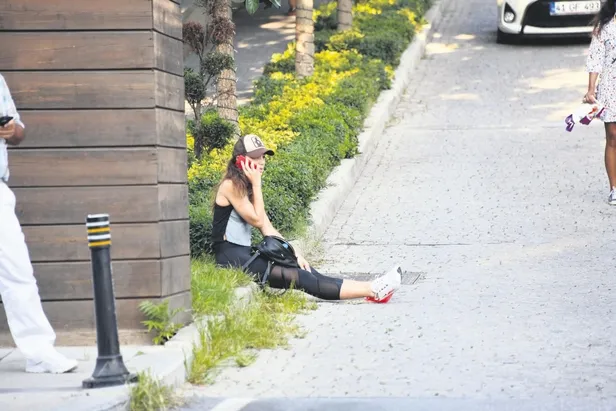 Gökçe Bahadır Ortaköy’de yorgun düştü! - 2