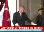İşte Başkan Erdoğan'ın Atatürk mesajı