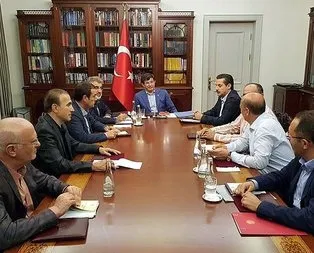 Davutoğlu’ndan yarınki görüşme öncesi toplantı