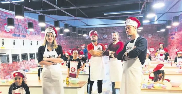 Masterchef yarışmacıları Yasin Obuz, Açelya Kılıçay ve Alican Sabunsoy minik şefler ile bir araya geldi