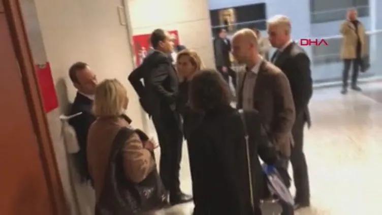 Seçil Erzan'ın yargılandığı dava için Semih Kaya adliyeye geldi