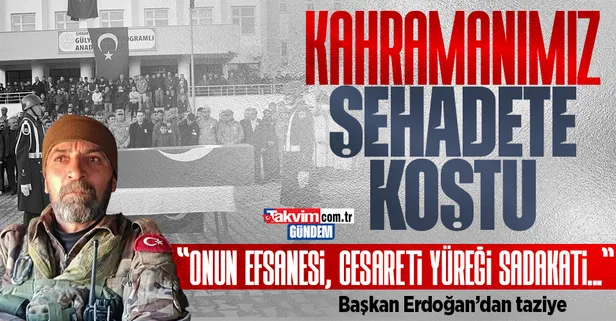 Süleyman Soylu acı haberi sosyal medyadan duyurdu! Tim komutanı Uludereli Nimet Encu şehit oldu