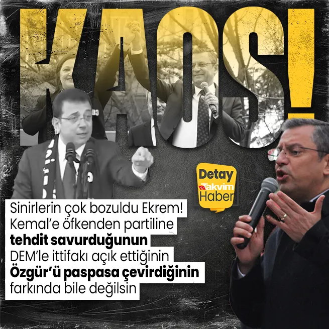 CHPde DEM kaosu! Burcu Köksal seçim meydanında fitili ateşledi Ekrem İmamoğlu İstanbulda kirli ittifakı itiraf etti: Kendine parti bul!