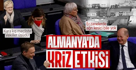 Almanya'da kriz üstüne kriz: Kara kış parlamentoda! Eczanelerde ağrı kesici bile yok - Takvim