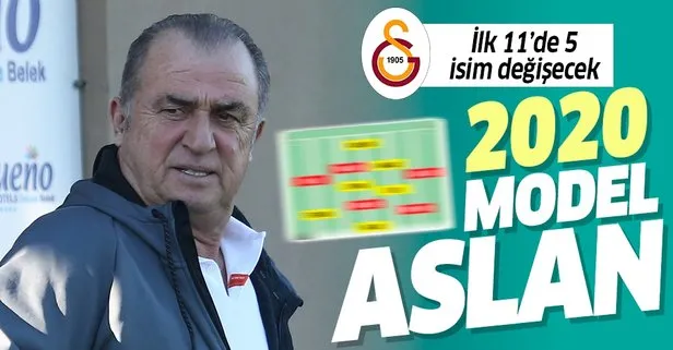 Galatasaray’ın ilk 11’inde 5 değişiklik! Sezonun 2. yarısında sahada çok farklı bir Cimbom olacak