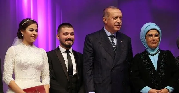 Başkan Erdoğan nikah şahidi oldu