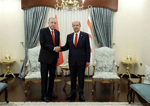 Gelenek bozulmadı! İlk durak KKTC... Başkan Recep Tayyip Erdoğan: Masaya dönüş için tanınma şart-9