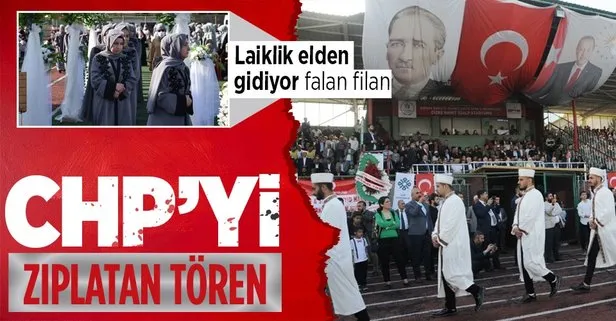 CHP’yi rahatsız eden tören!