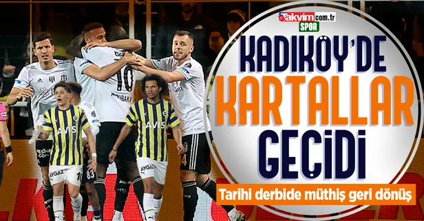 10 kişi Beşiktaş Kadıköy'de kazandı! (Fenerbahçe 2-4 Beşiktaş MAÇ SONUCU ÖZET)