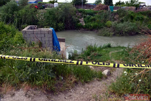 Adana'da oyun oynarken kaybolan ve haber alınamayan Suriyeli engelli Azize'nin boğulduğu kenardaki terlikten anlaşıldı - 7