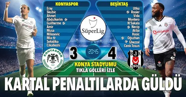 konyaspor besiktas mac sonucu genis