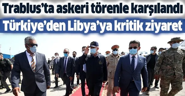 Son dakika: Türkiye’den Libya’ya kritik ziyaret: Bakan Akar Trablus’ta
