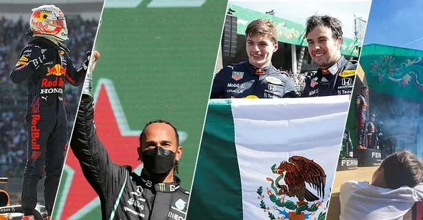 Formula 1 Meksika GP: Max Verstappen startta bitirdi! Red Bull'dan şampiyonluk provası mı? Perez'in destansı podyumu