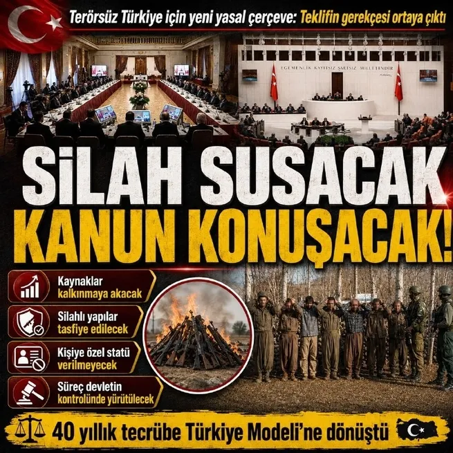 Terörsüz Türkiye için yasal çerçeve: Teklifin gerekçesi ortaya çıktı