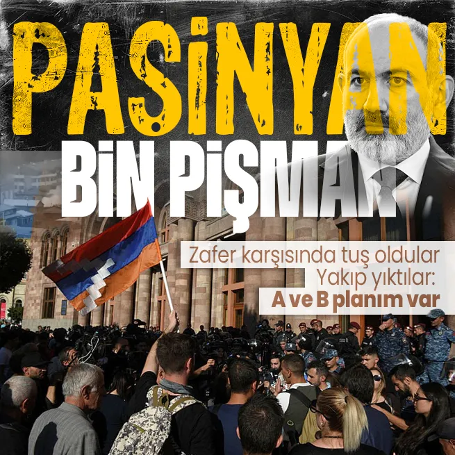 Azerbaycan Karabağdaki Ermenilere insani yardım gönderdi! Ermeniler kenti ateşe verdi: Hedef tahtasına oturan Paşinyan A ve B planını açıkladı! İşte bölgeden son durum