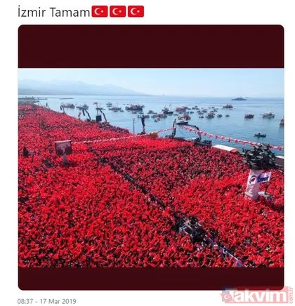 Cumhur İttifakı’nın ortak mitingi İzmir’i salladı! İşte Başkan Erdoğan sevgisi