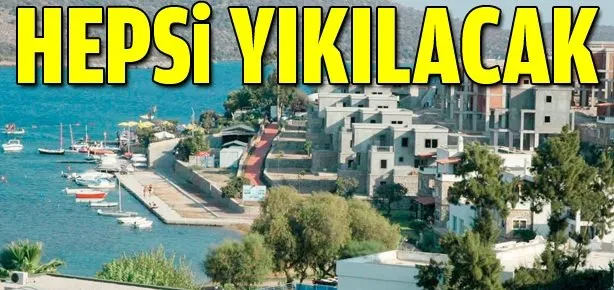 Bodrum yıkılıyor