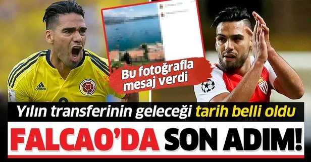 Yılın transferinde son adım! Falcao’nun Cumartesi günü Galatasaray için İstanbul’a gelmesi bekleniyor...