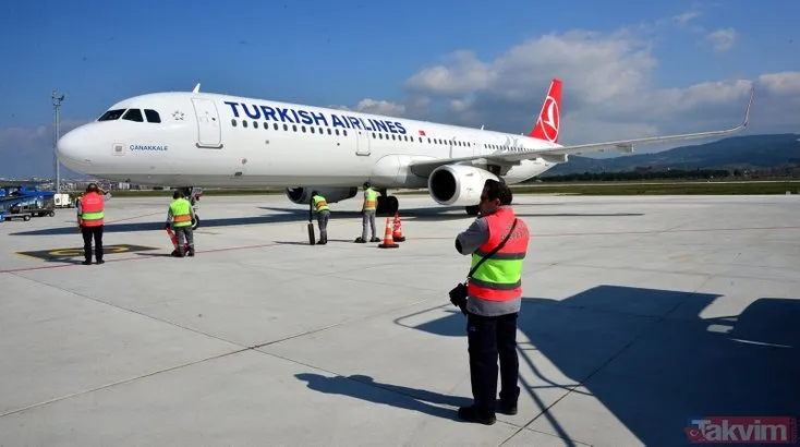 THY’nin İstanbul-Çanakkale uçuşları başladı