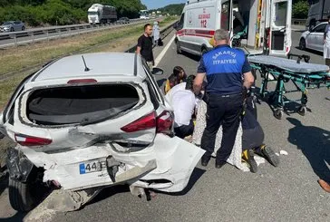 Anadolu Otoyolu’nda zincirleme kaza: 9 yaralı!