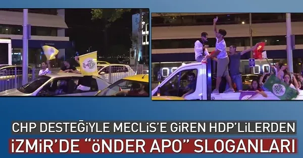 İzmir'de HDP'liler Türk bayrağı bulunan araca saldırdı-1