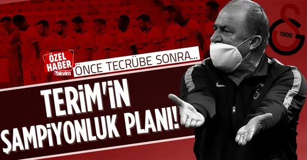 Terim'in şampiyonluk planı!