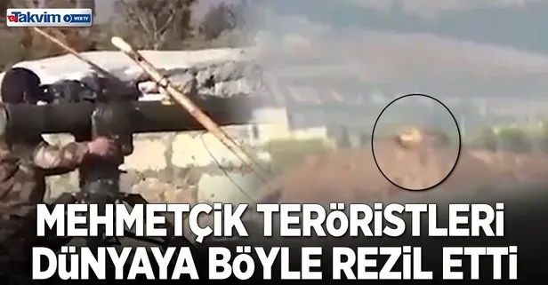 Mehmetçik teröristleri böyle rezil etti