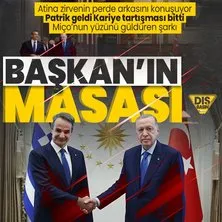 Atina Erdoğan-Miçotakis görüşmesinin perde arkasını konuşuyor! Başkan’ın masasından Patrik’e manşet manşet Ankara zirvesi