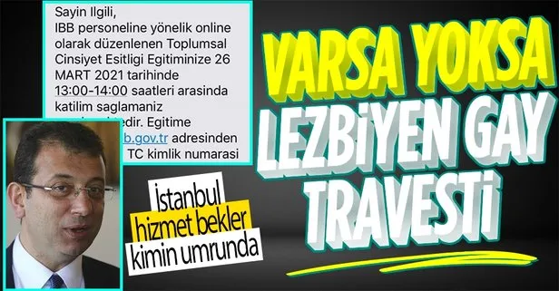 İBB sapkın LGBT eğitimlerine devam ediyor
