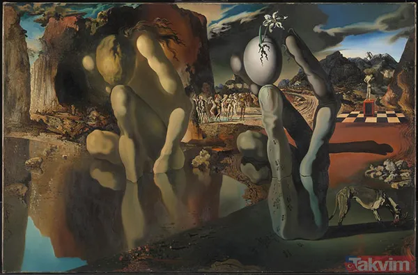 5 milyon euro istiyor! Antikacıdan aldığı tablonun Salvador Dali'ye ait olduğunu iddia etti - 18