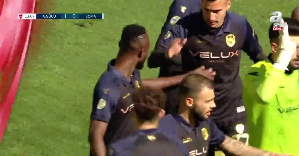 GOL | Ankaragücü 1-0 Somaspor (Owusu Kwabena'nın golünü izle)