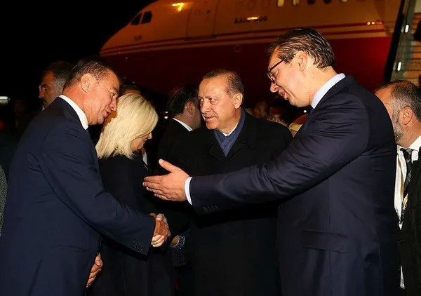 Cumhurbaşkanı Erdoğan Sırbistan'da-3