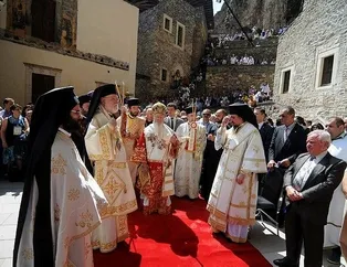 Sümela Manastırı’nda ayin başladı