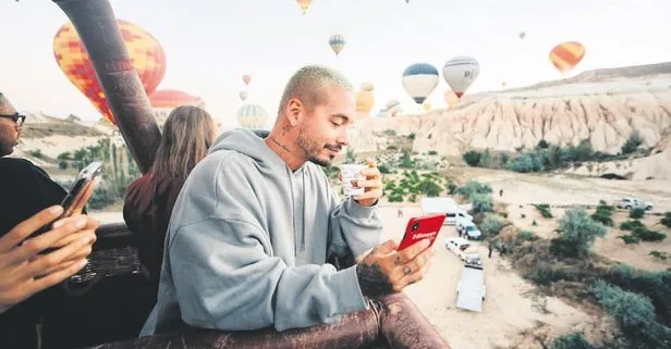 J Balvin Kapadokya’yı beğendi! Burası gördüğüm en iyi yer