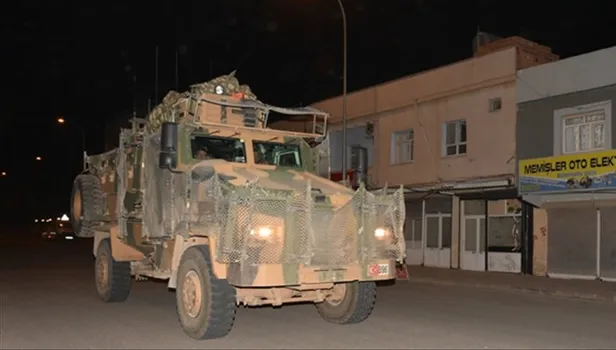 Suriye sınırına askeri sevkiyat