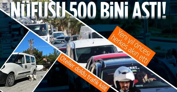 Nüfusu 500 bini aştı! Yeni yıl öncesi herkes akın etti
