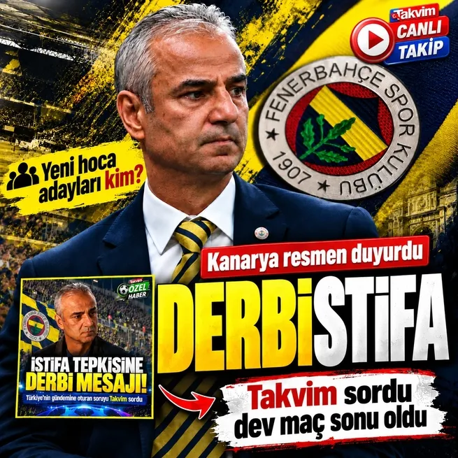 Galatasaray derbisi sonu oldu! İsmail Kartal istifa etti