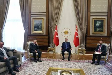 ’Koç’lar Külliye’de! Başkan Erdoğan kabul etti