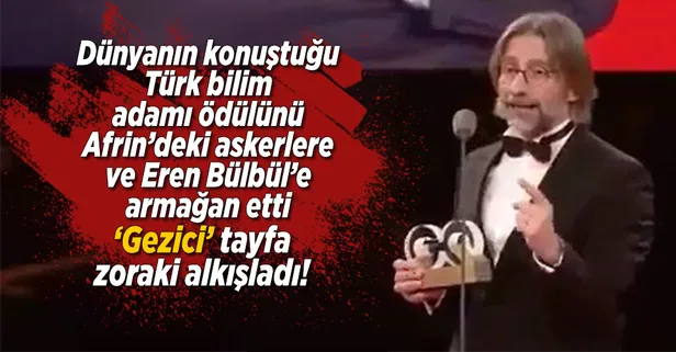 Türk bilim adamı Ovalı, ödülünü askerlerimize ve Eren Bülbül'e adadı