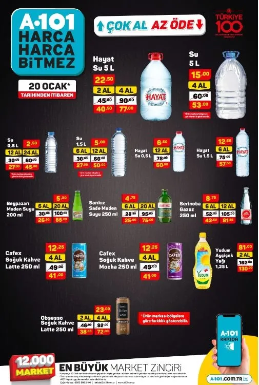 A101 AKTÜEL ÜRÜNLER FİYAT LİSTESİ: 25 Ocak 2024 indirimli ürünler! Kahvaltılık, bebek bezi, deterjan...-10