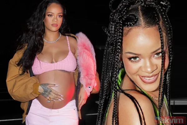 Rihanna hamile kaldığından beri giyinmiyor 'utanacak değilim' diyor! Kendini tepeden tırnağa iplerle bağladı açtıkça açıyor - 9